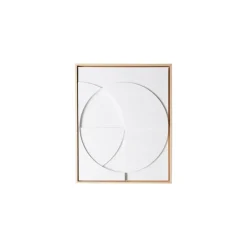 Cadre Relief Art C - 40 x 50 cm - Blanc S