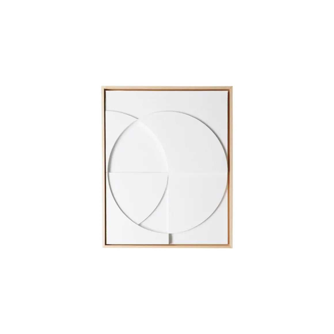 Cadre Relief Art C - 40 x 50 cm - Blanc S