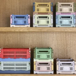 Caisse Crate Mix S - Lavande / Vert