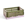 Caisse Crate Mix S - Olive/ Poudre
