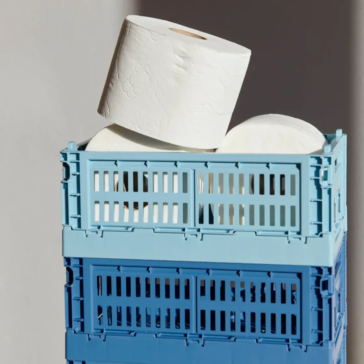 Caisse Crate S - Bleu Dusty