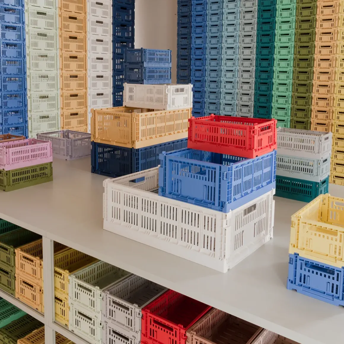 Caisse Crate S - Gris Clair