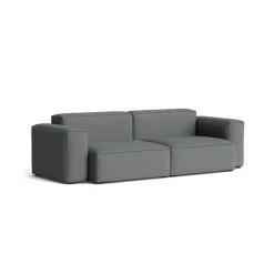 Canapé Mags Soft Low 2.5 places - Combinaison 1 - Steelcut Trio 153 - Coutures Black