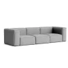 Canapé Mags Soft 3 places - Combinaison 1 - Hallingdal 166 - Coutures Dark Grey