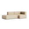 Canapé Méridienne Mags Soft 2.5 places - Combinaison 3 right - Hallingdal 220 - Coutures Light Grey