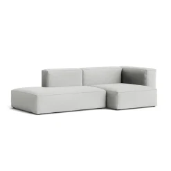 Canapé Méridienne Mags Soft 2.5 places - Combinaison 3 right - Hallingdal 116 - Coutures Light Grey