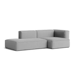 Canapé Méridienne Mags Soft 2.5 places - Combinaison 3 right - Steelcut Trio 124 - Coutures Dark Grey