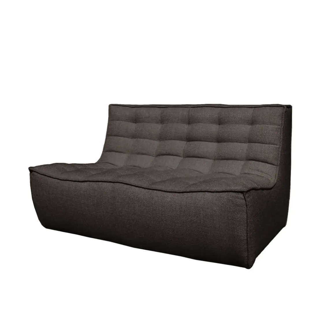 Canapé N701 - 2 Places - Gris foncé