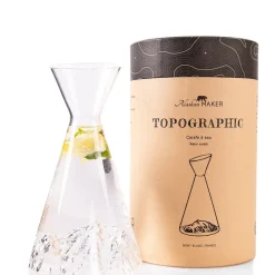 Carafe à Eau Topographique Mont Blanc