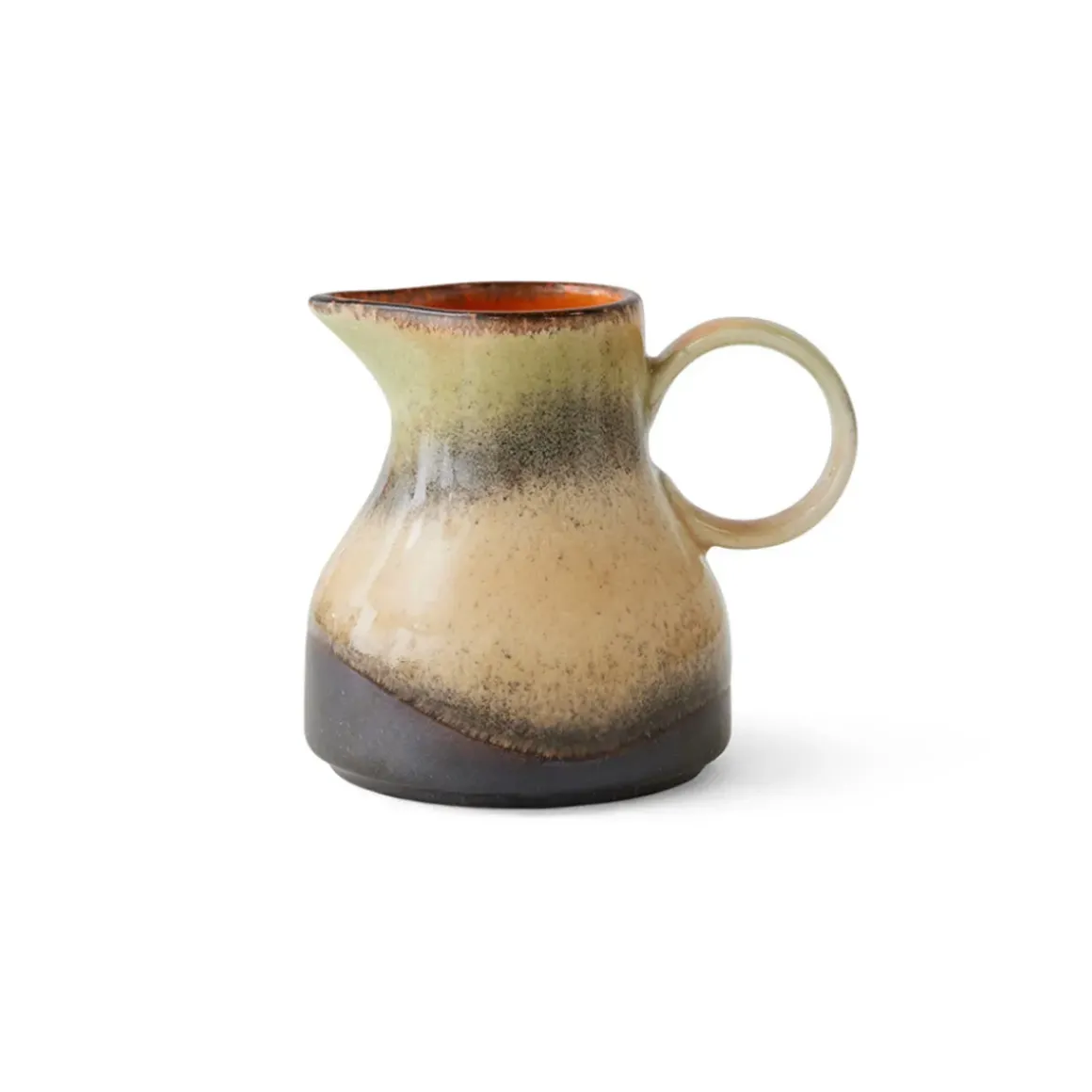 Carafe à Lait 8 am 70'S en Céramique - 9.3 x 7.5 x 8 cm