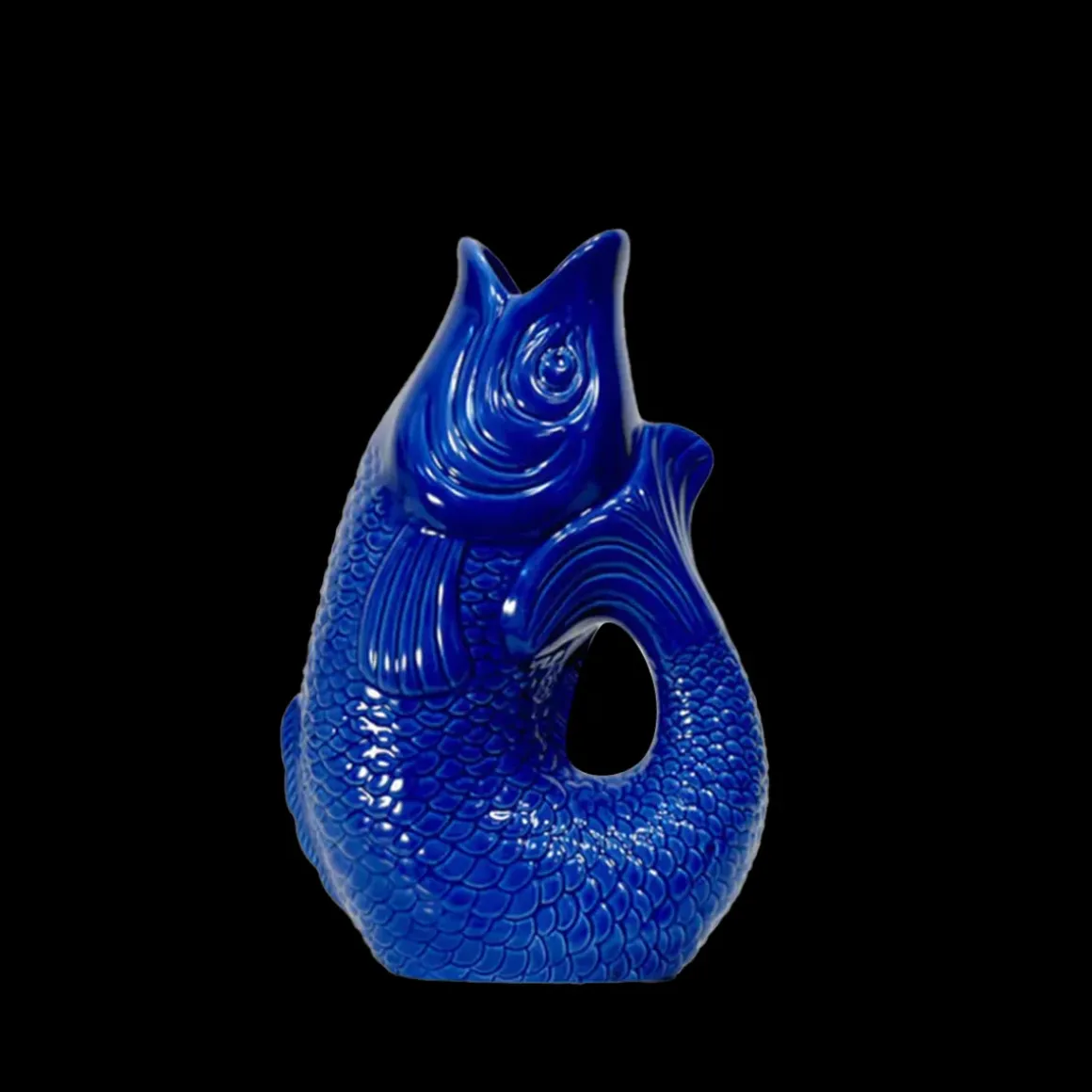 Carafe / Vase Monsieur Carafon Poisson - Azur