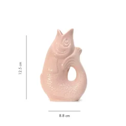 Carafe / Vase Monsieur Carafon Poisson - Rose