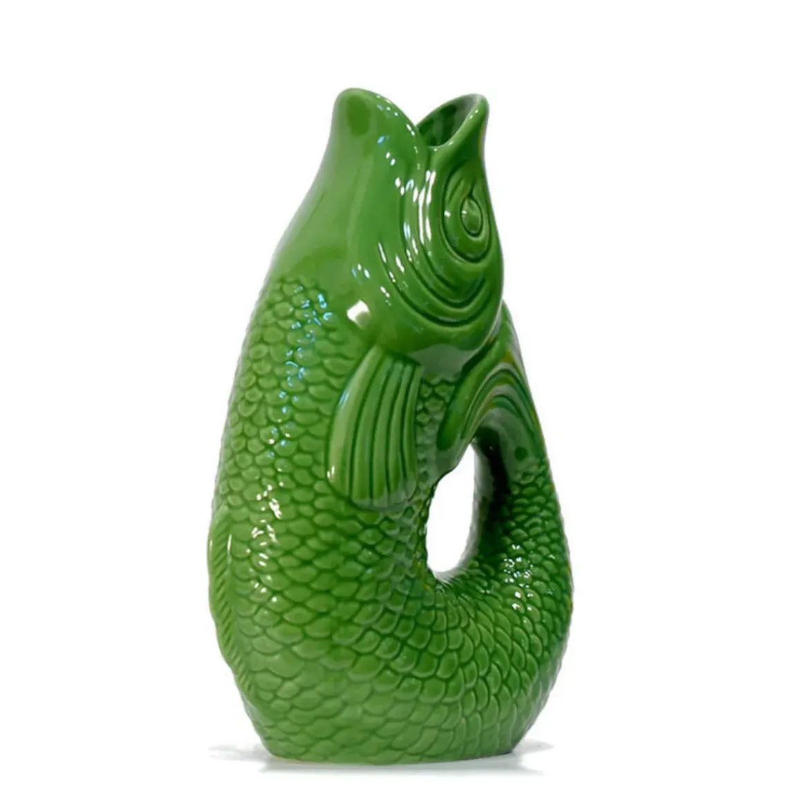 Carafe / Vase Monsieur Carafon Poisson - Vert Bay
