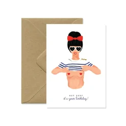 Carte d'anniversaire Sexy Happy Birthday