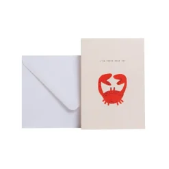 Carte de voeux Crabe