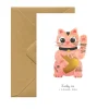 Carte de vux Lucky Cat