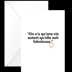 Carte Postale Loic Prigent On n'a qu'une vie