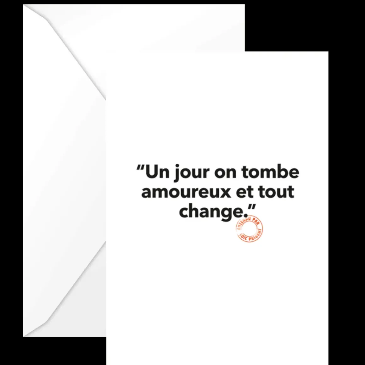 Carte Postale Un Jour On Tombe Amoureux