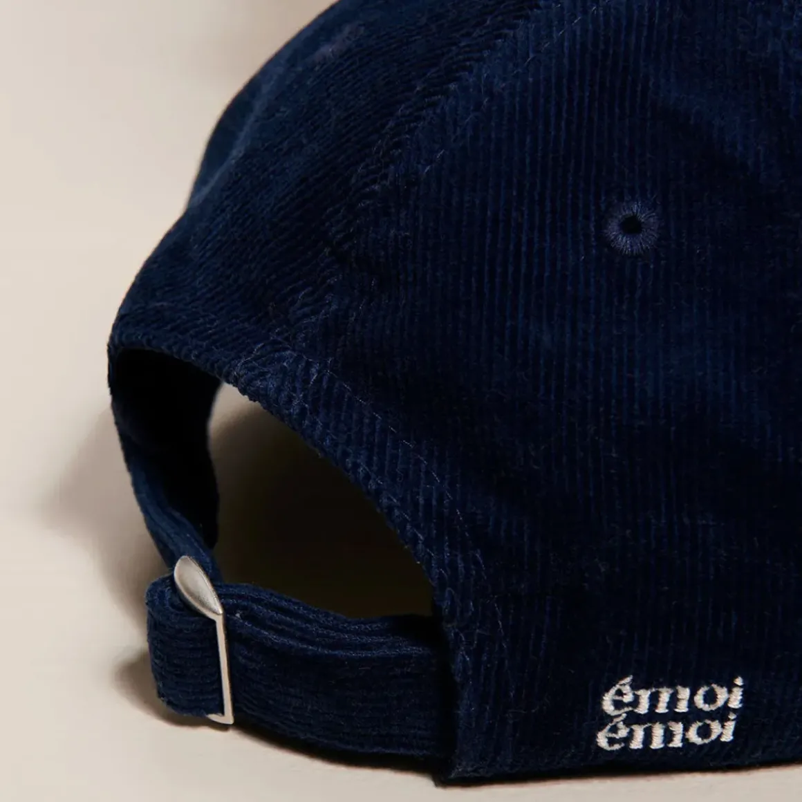 Casquette l'Amour est Déclaré Côtelé - Navy