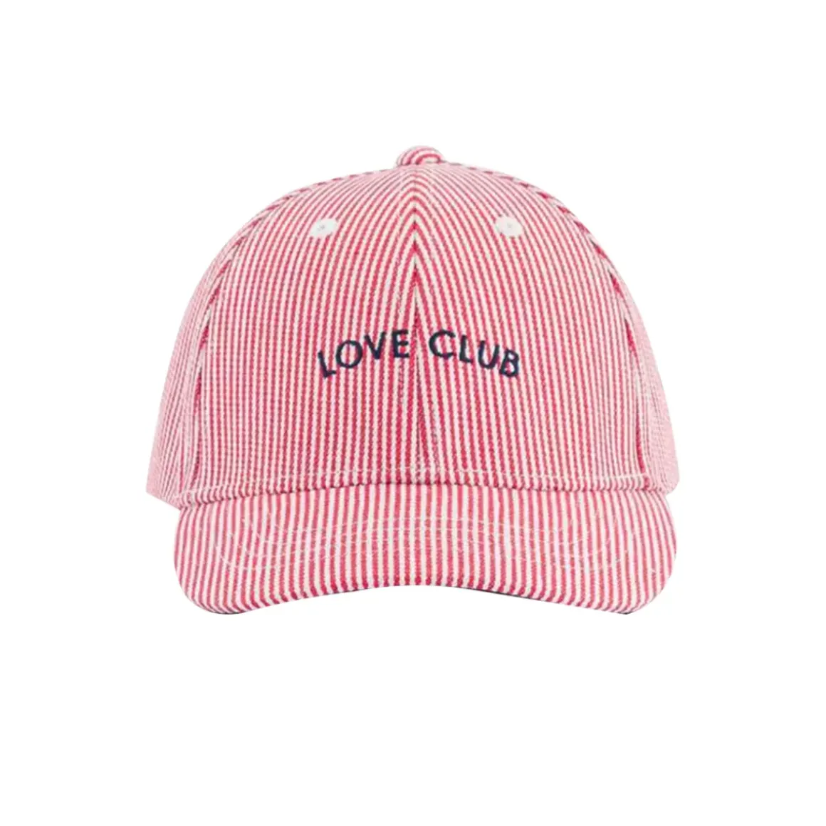 Casquette à rayures Love Club