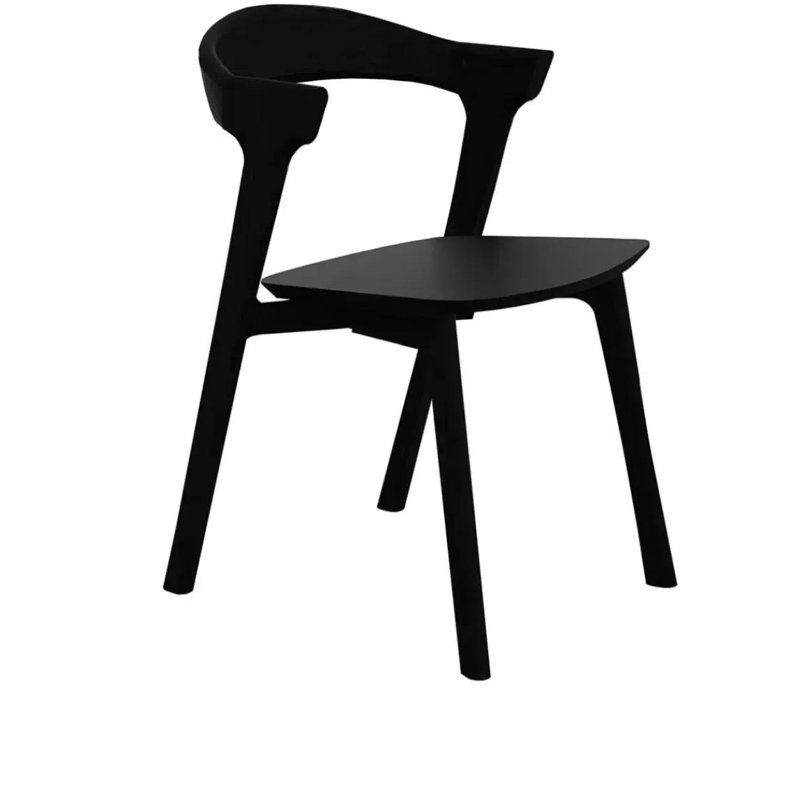 Chaise Bok en chêne noir
