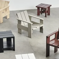 Chaise Longue Crate - London Fog - 77 x 64,5 x 58 cm