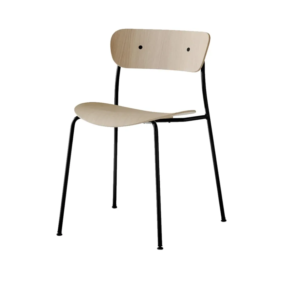 Chaise Pavilion AV1 Chêne - Pieds noirs