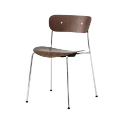 Chaise Pavilion AV1 Noyer/Chrome