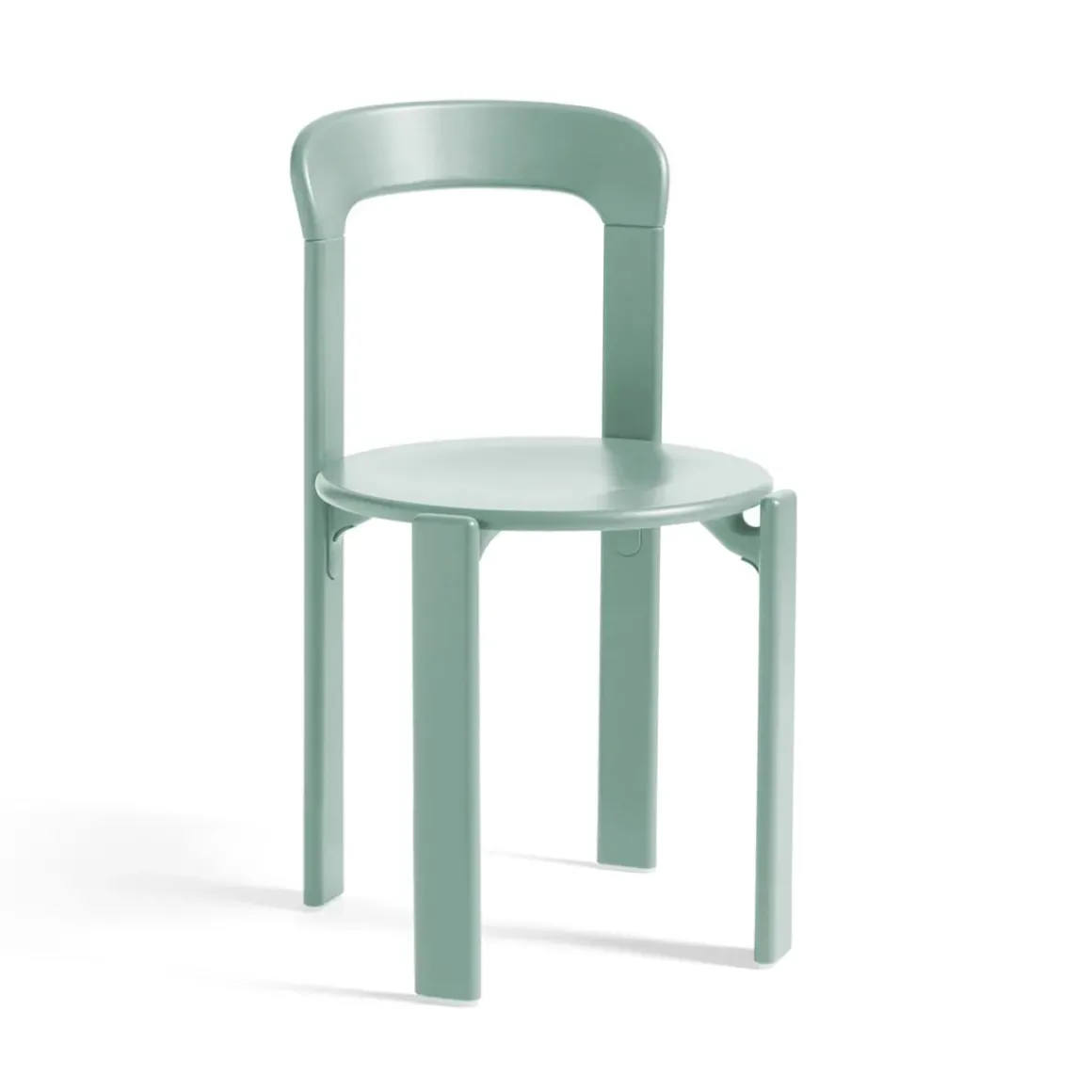 Chaise Rey en hêtre - Ø 49 x h 80 cm - Vert