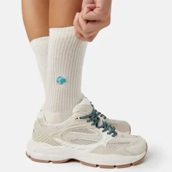 Chaussettes brodées Monde