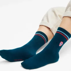 Chaussettes brodées Tête de Mort