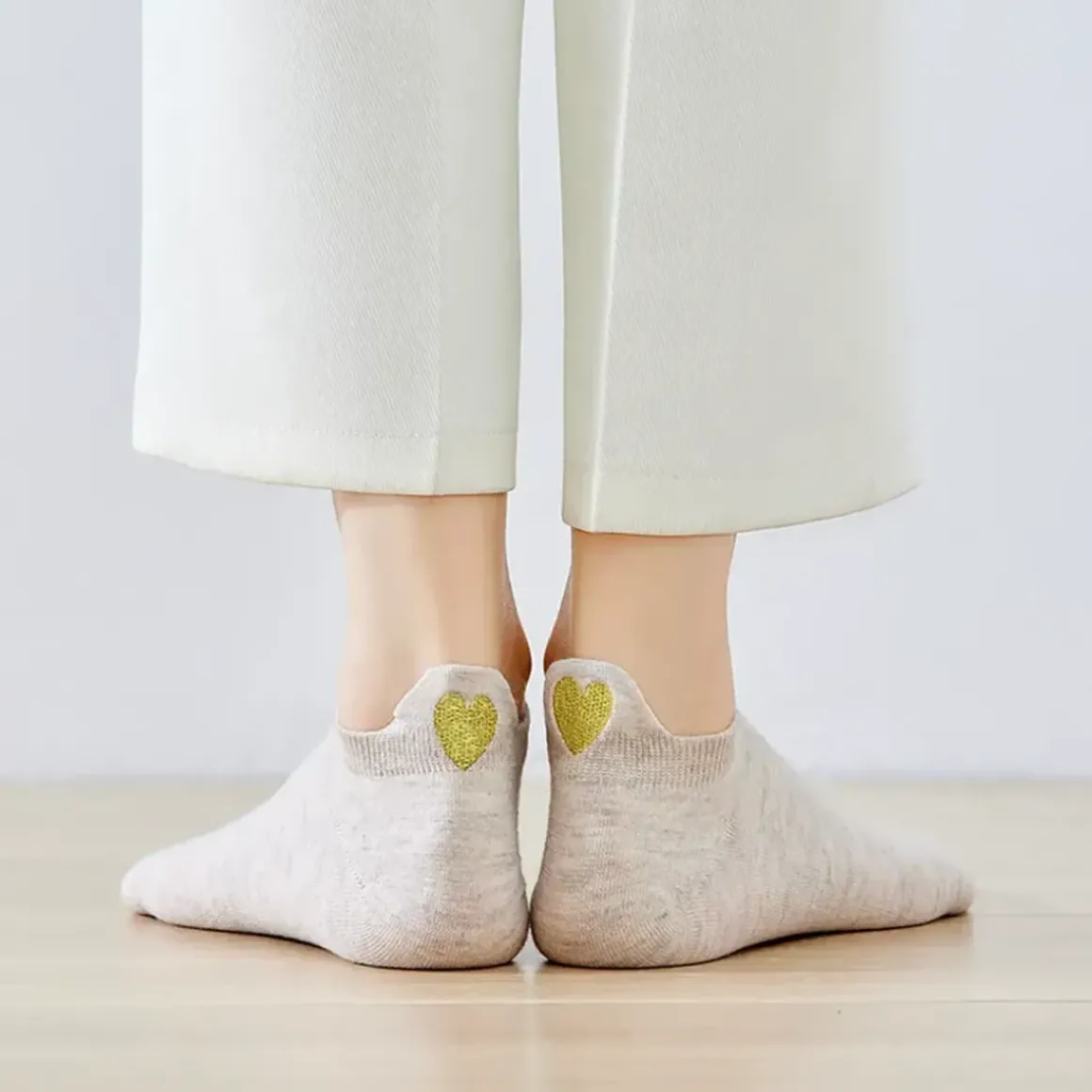 Chaussettes Languette Coeur