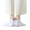 Chaussettes Languette Coup de coeur - Blanc