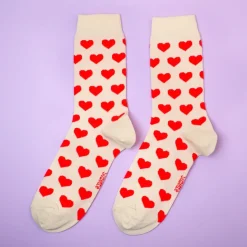 Chaussettes opaques Coeur
