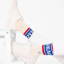Chaussettes Peace u0026 Love