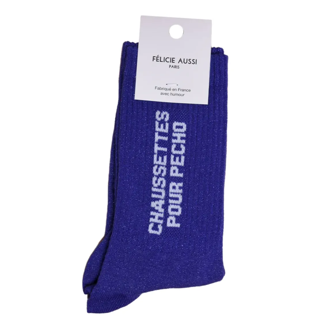Chaussettes Pour Pécho Paillettes 36/40 - Bleu