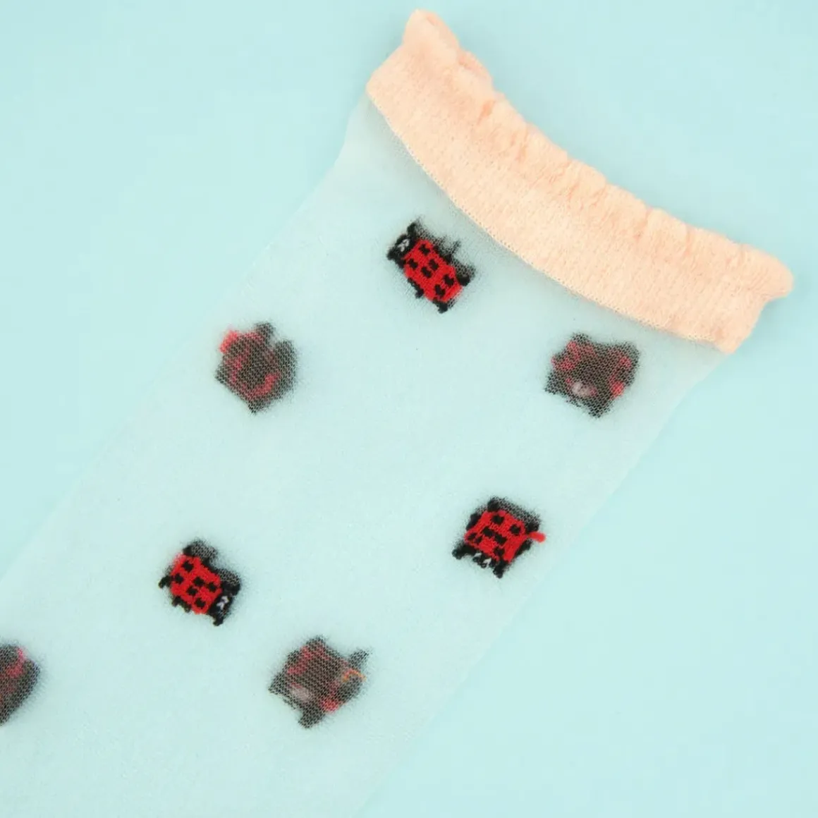 Chaussettes Transparentes Coccinelle