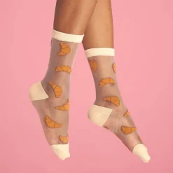 Chaussettes Transparentes Croissant