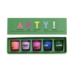 Coffret de 5 Bougies Arty
