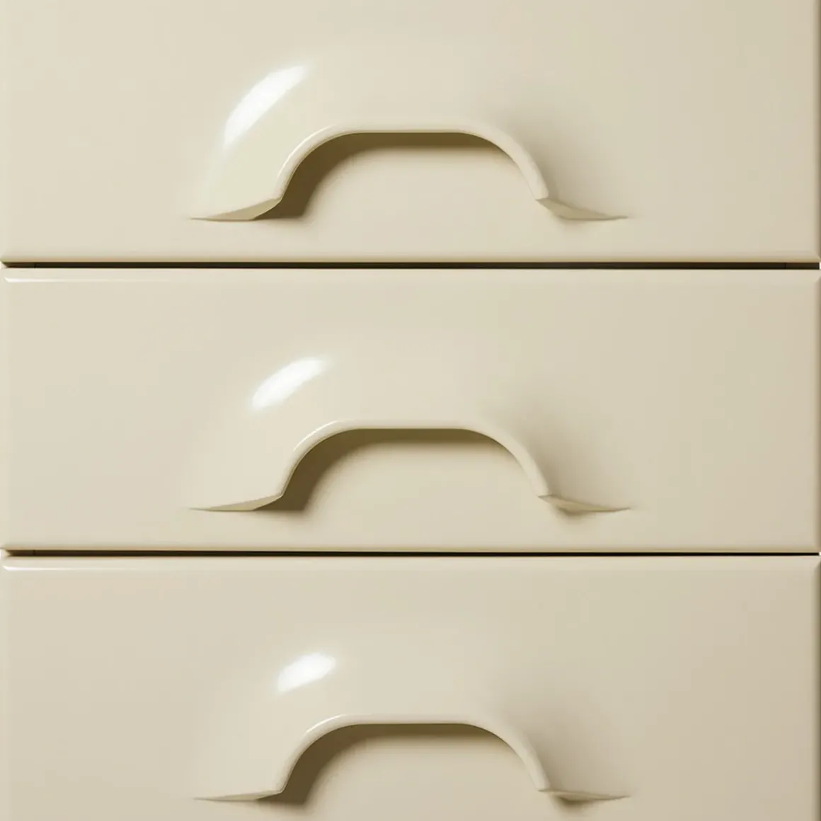 Commode 8 Tiroirs - Crème