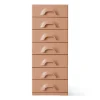 Commode 7 Tiroirs - 45 x 40.5 x 113 cm - Blush