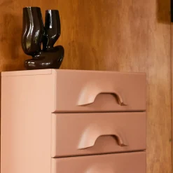 Commode 7 Tiroirs - 45 x 40.5 x 113 cm - Blush