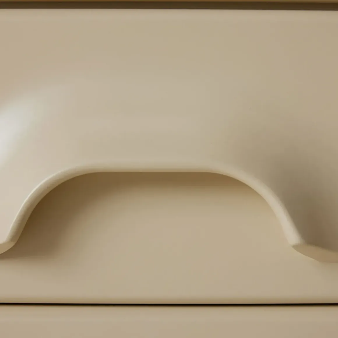 Commode 6 Tiroirs - 45 x 40.5 x 97.5 cm - Crème