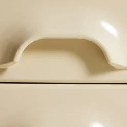 Commode 2 Tiroirs - 60 x 35 x 35,2 cm - Crème