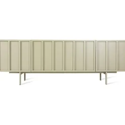 Console / Meuble télé - 159,5 x 40 x 55 cm - Vert Olive