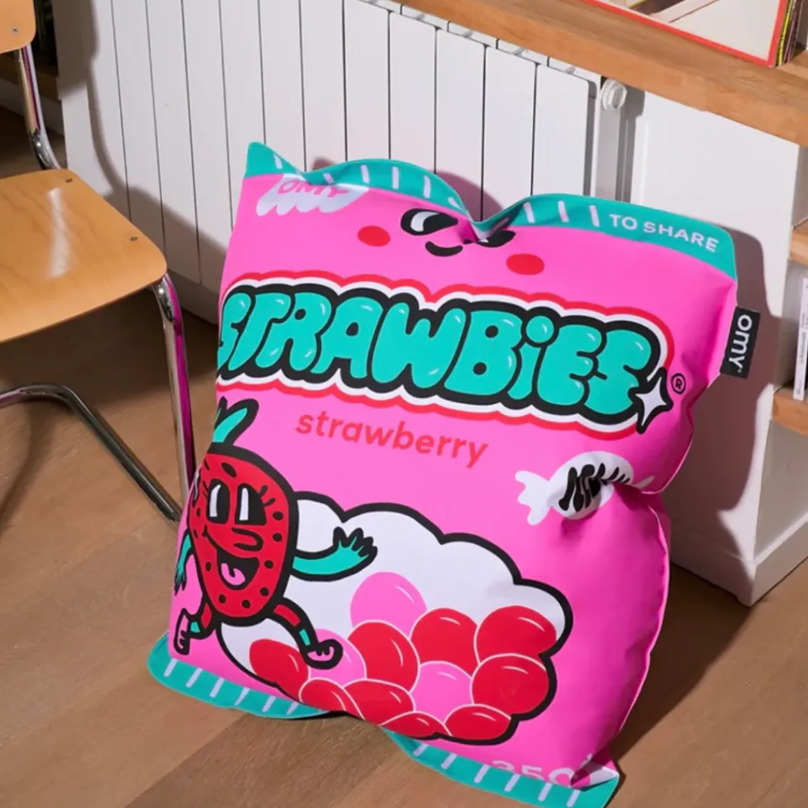 Coussin géant gonflable - Air Strawbies