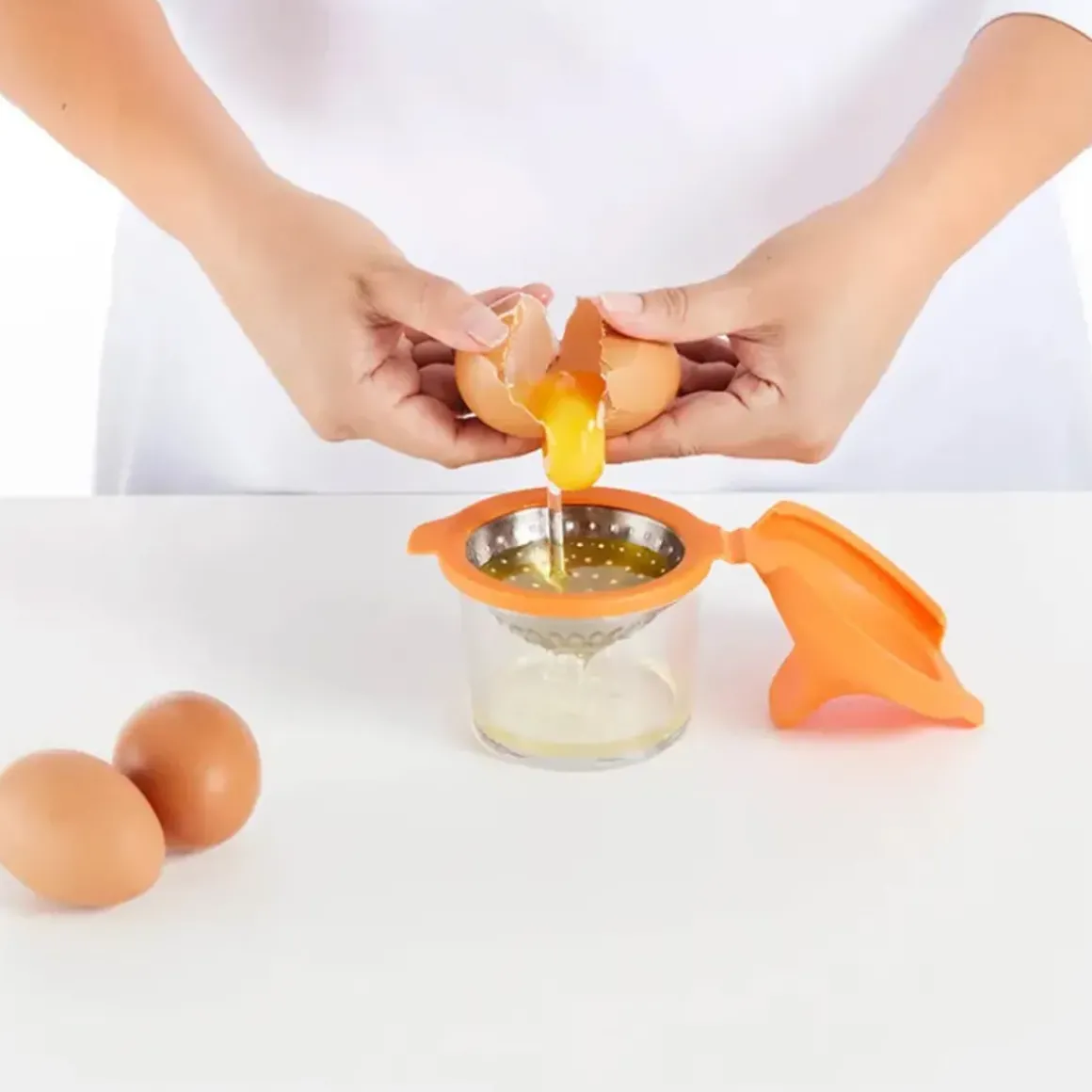 Cuit oeuf poché - Orange