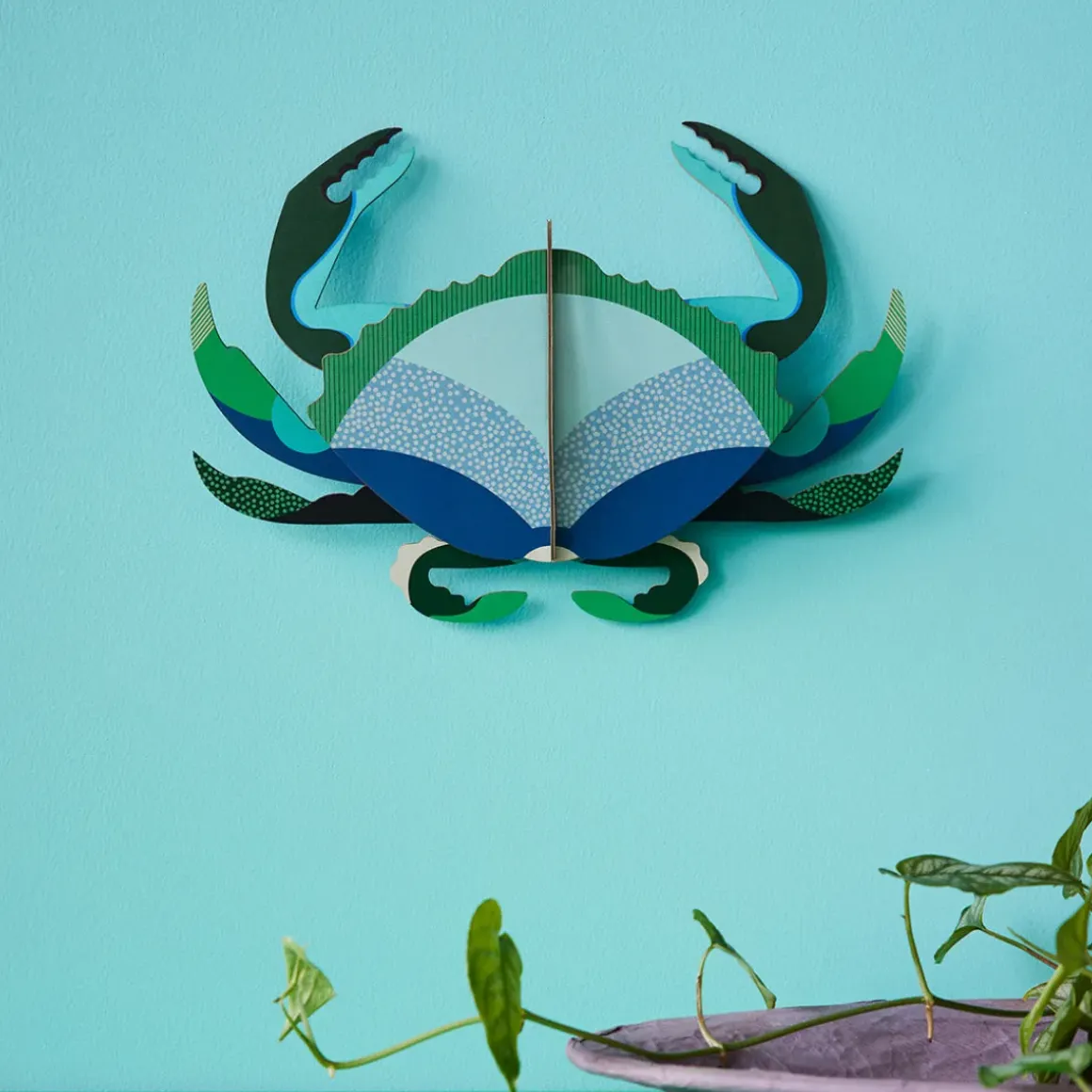 Décoration murale Crabe - Aigue-Marine