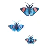 Décoration murale Peacock Butterflies - Lot de 3