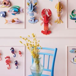 Décoration murale Sea Horses - Lot de 3
